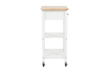 Hiuma Serveringsbord 58 cm - Vit - Möbler - Matplats - Rullbord & köksvagn