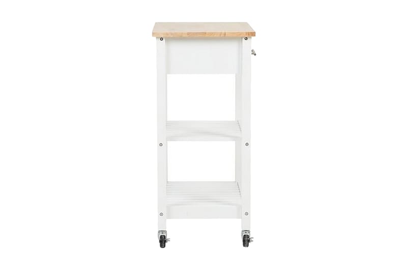 Hiuma Serveringsbord 58 cm - Vit - Möbler - Matplats - Rullbord & köksvagn