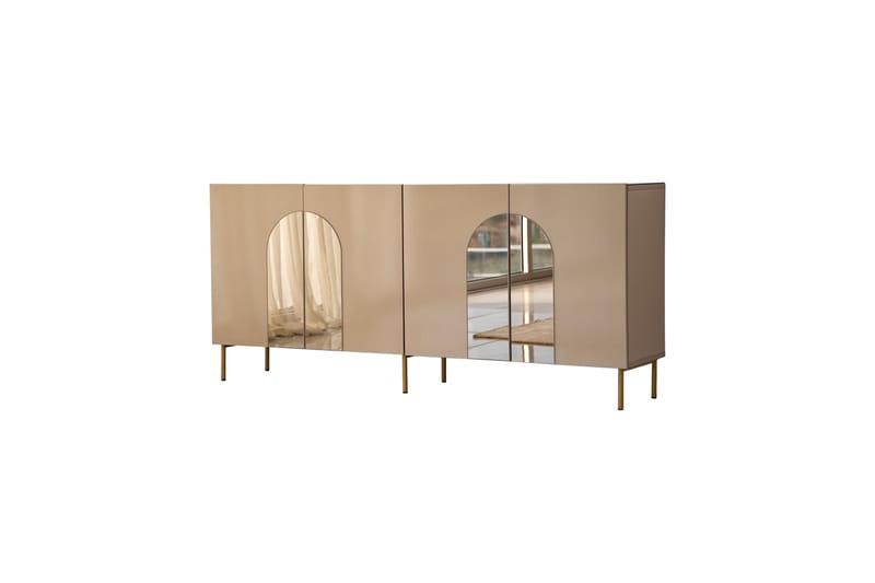 HUOWOOD Konsollbord 180 cm Brons/Guld - Möbler - Vardagsrum - Soffbord & vardagsrumsbord - Avlastningsbord & konsolbord