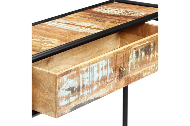 Konsolbord 118x30x75 cm massivt återvunnet trä - Brun - Hallbord - Bord - Avlastningsbord & konsolbord