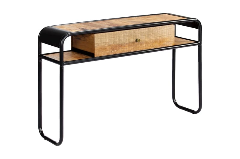 Konsolbord 118x30x75 cm massivt mangoträ - Brun - Möbler - Vardagsrum - Soffbord & vardagsrumsbord - Avlastningsbord & konsolbord