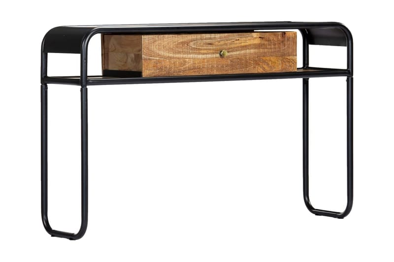 Konsolbord 118x30x75 cm massivt mangoträ - Brun - Möbler - Vardagsrum - Soffbord & vardagsrumsbord - Avlastningsbord & konsolbord