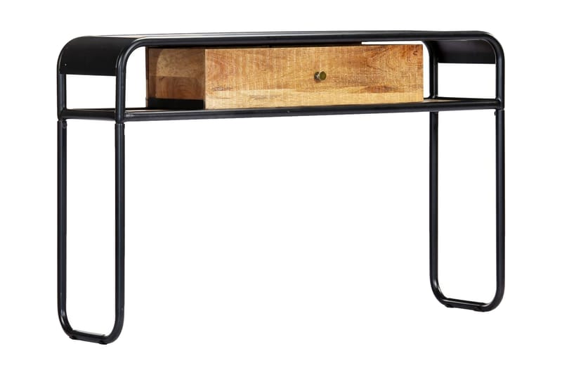 Konsolbord 118x30x75 cm massivt mangoträ - Brun - Hallbord - Bord - Avlastningsbord & konsolbord