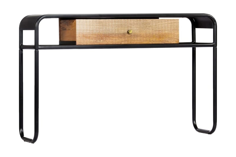 Konsolbord 118x30x75 cm massivt mangoträ - Brun - Möbler - Vardagsrum - Soffbord & vardagsrumsbord - Avlastningsbord & konsolbord