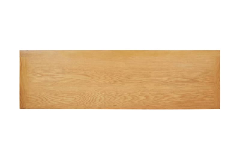 Konsolbord 118x35x77 cm massiv ek - Grå - Hallbord - Bord - Avlastningsbord & konsolbord