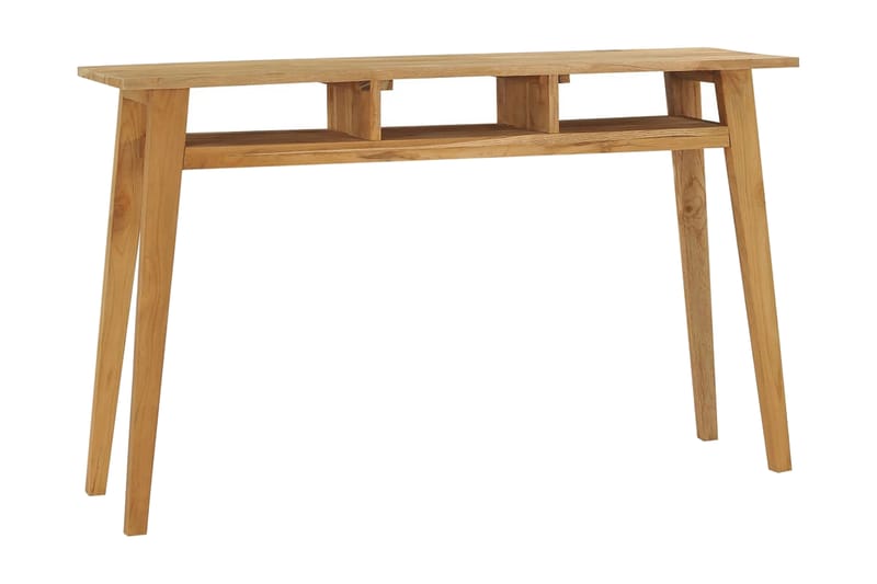 Konsolbord 120x35x75 cm massiv teak - Brun - Möbler - Vardagsrum - Soffbord & vardagsrumsbord - Avlastningsbord & konsolbord
