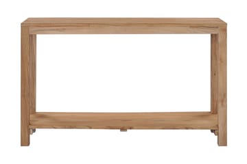Konsolbord 120x35x75 cm massiv teak - Brun - Möbler - Vardagsrum - Soffbord & vardagsrumsbord - Avlastningsbord & konsolbord