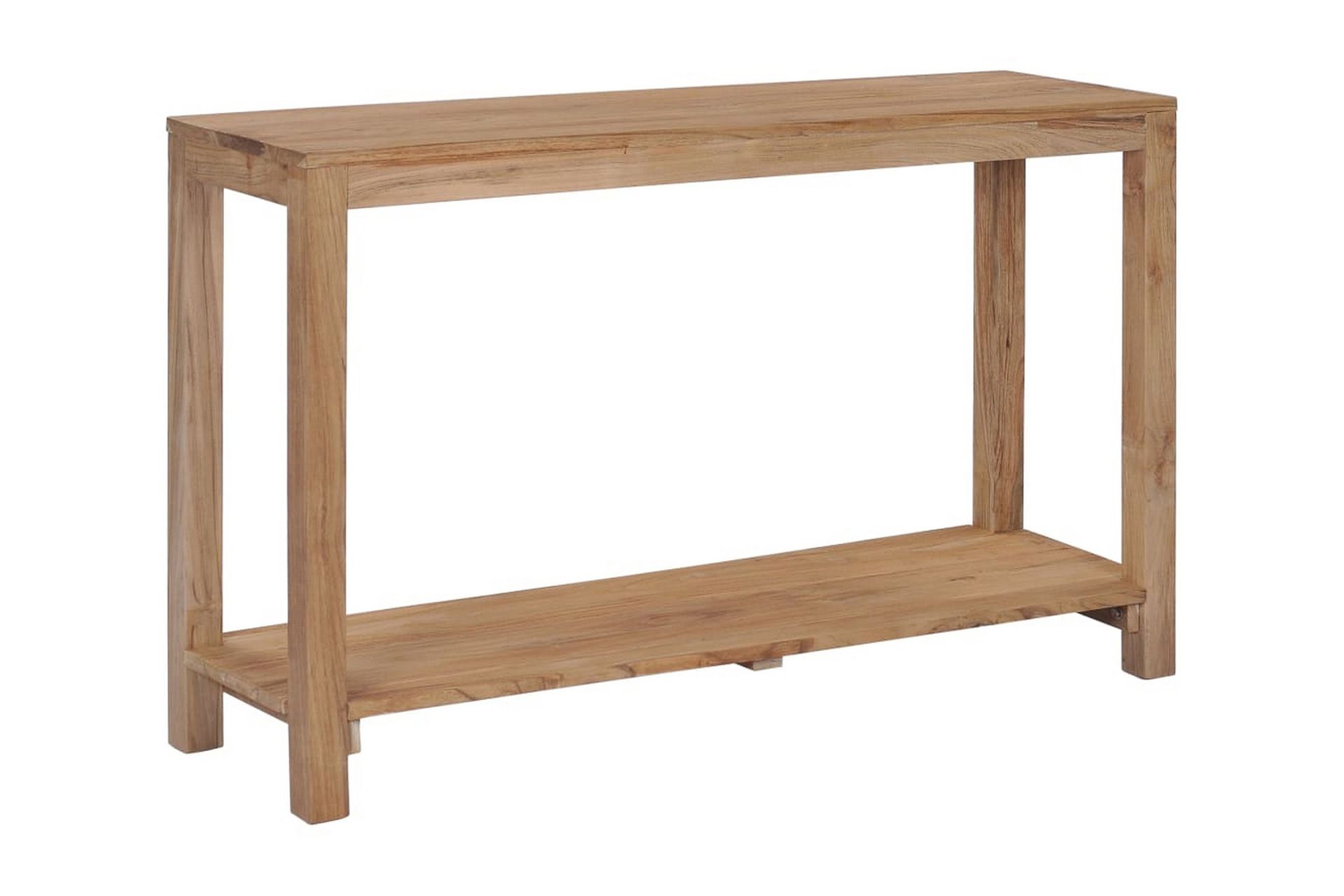 Konsolbord 120x35x75 cm massiv teak - Brun - Möbler - Vardagsrum - Soffbord & vardagsrumsbord - Avlastningsbord & konsolbord