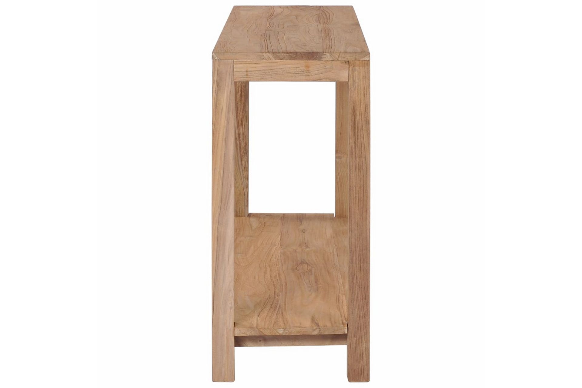 Konsolbord 120x35x75 cm massiv teak - Brun - Möbler - Vardagsrum - Soffbord & vardagsrumsbord - Avlastningsbord & konsolbord