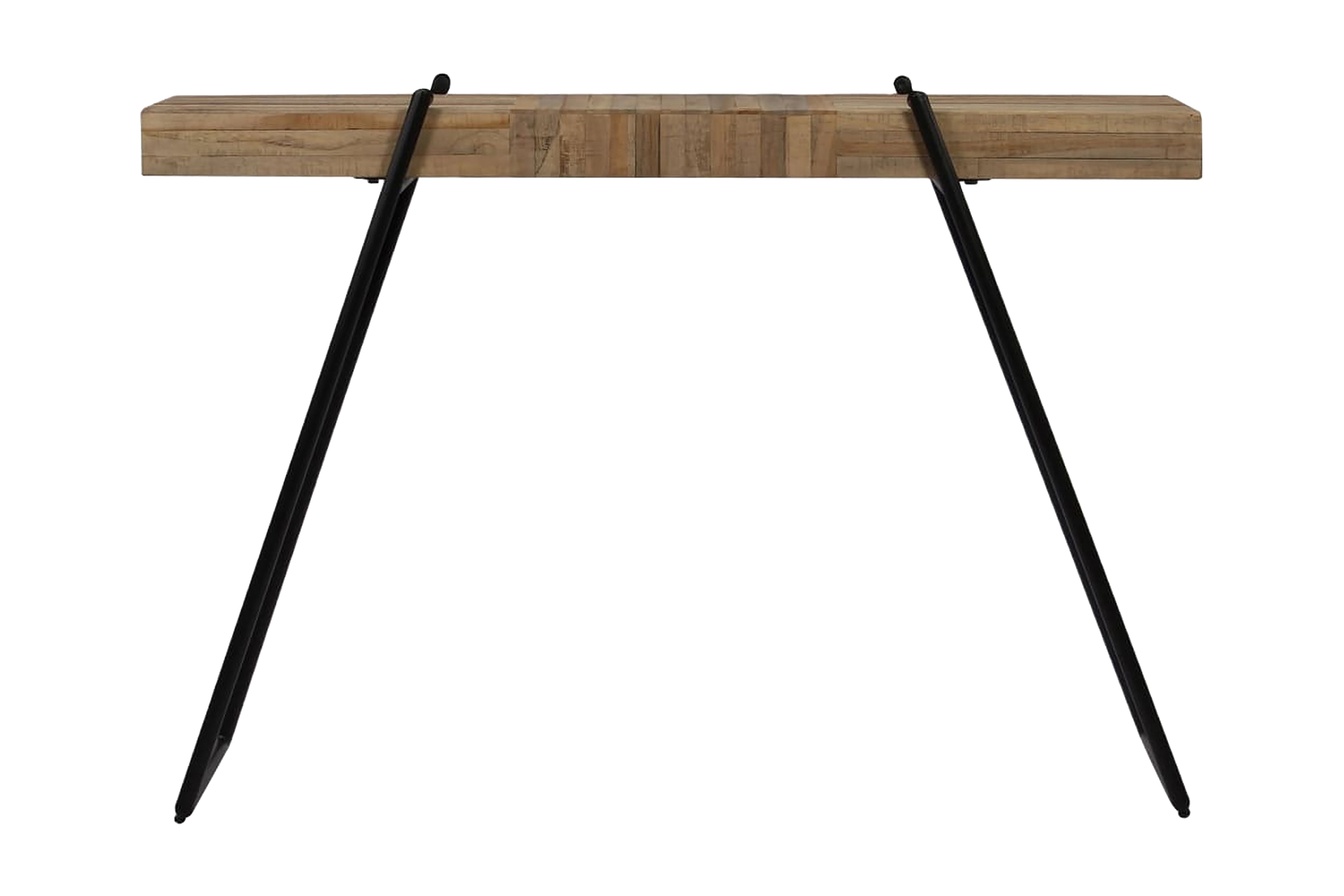 Konsolbord återvunnen teak 120x35x81 cm – Brun