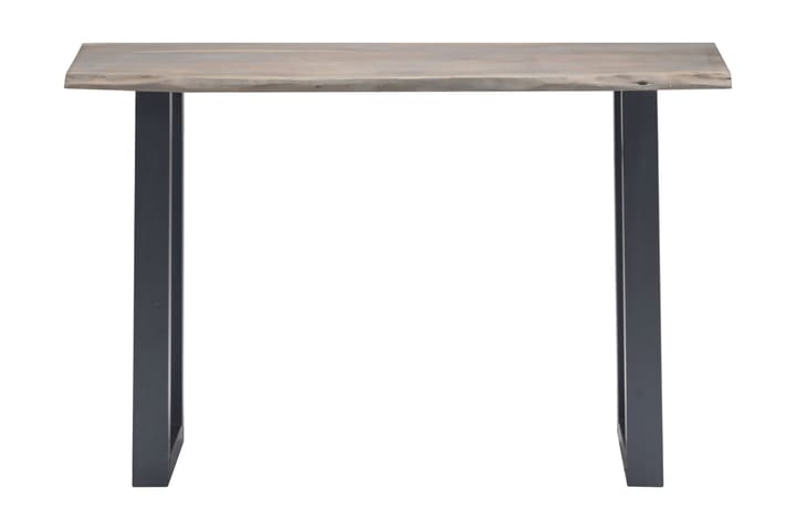 Konsolbord grå 115x35x76 cm massivt akaciaträ och järn - Bord - Avlastningsbord & konsolbord - Hallbord