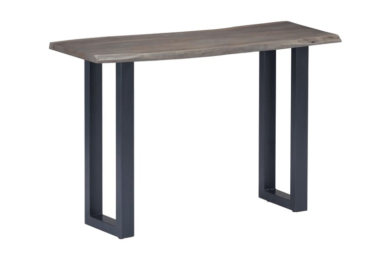 Konsolbord grå 115x35x76 cm massivt akaciaträ och järn - Grå - Möbler - Vardagsrum - Soffbord & vardagsrumsbord - Avlastningsbord & konsolbord