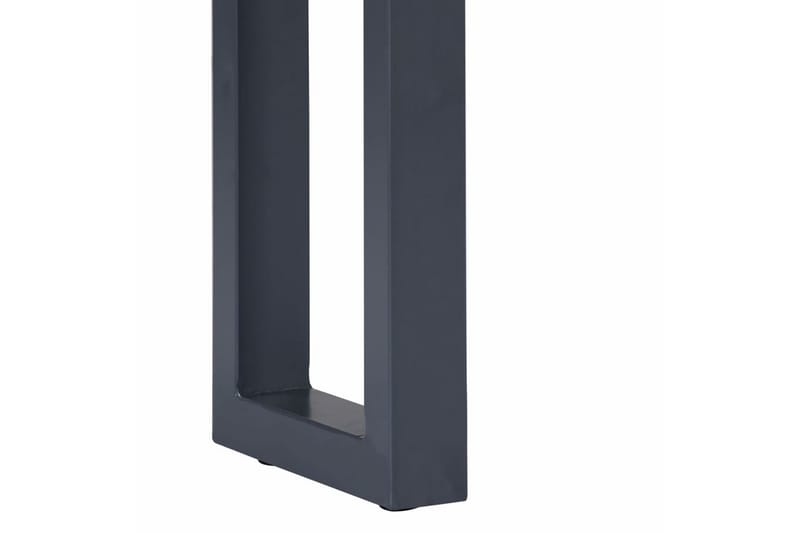 Konsolbord grå 115x35x76 cm massivt akaciaträ och järn - Grå - Möbler - Vardagsrum - Soffbord & vardagsrumsbord - Avlastningsbord & konsolbord