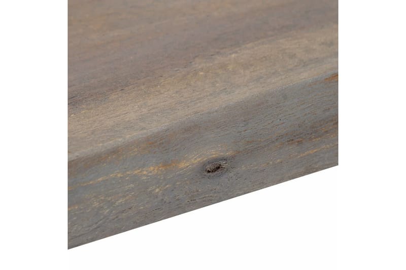 Konsolbord grå 115x35x76 cm massivt akaciaträ och järn - Grå - Hallbord - Bord - Avlastningsbord & konsolbord