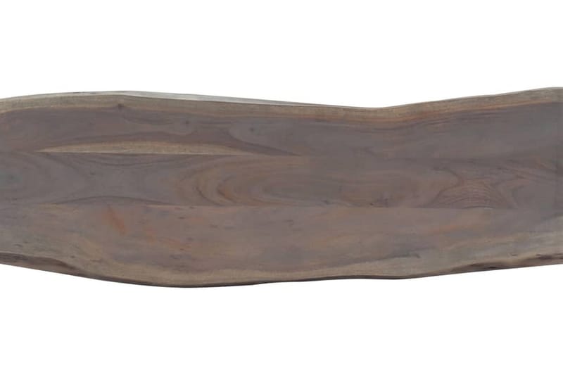 Konsolbord grå 115x35x76 cm massivt akaciaträ och järn - Grå - Möbler - Vardagsrum - Soffbord & vardagsrumsbord - Avlastningsbord & konsolbord