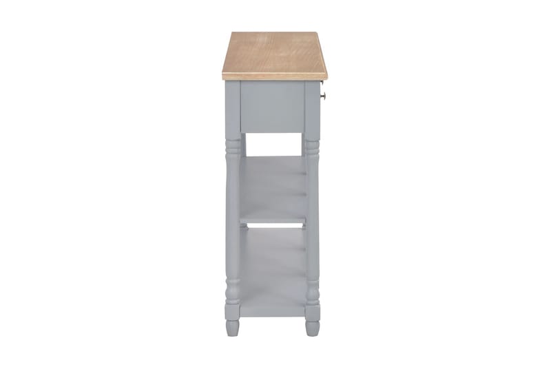 Konsolbord grå 120x30x76 cm MDF - Grå - Möbler - Vardagsrum - Soffbord & vardagsrumsbord - Avlastningsbord & konsolbord