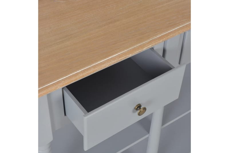 Konsolbord grå 120x30x76 cm MDF - Grå - Möbler - Vardagsrum - Soffbord & vardagsrumsbord - Avlastningsbord & konsolbord