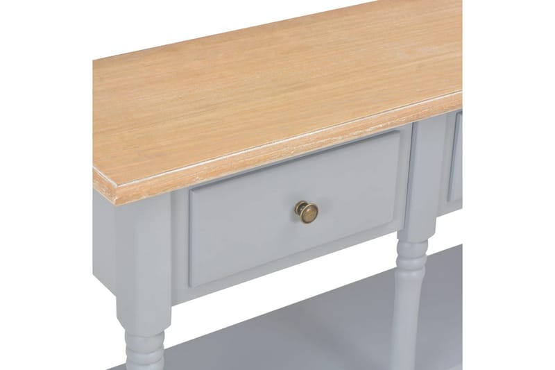 Konsolbord grå 120x30x76 cm MDF - Grå - Möbler - Vardagsrum - Soffbord & vardagsrumsbord - Avlastningsbord & konsolbord