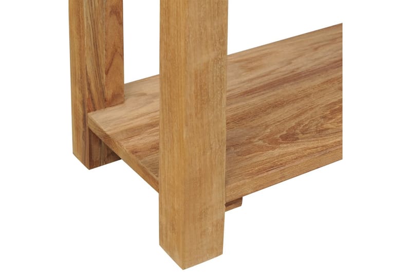Konsolbord i massiv teak 120x30x80 cm - Brun - Möbler - Vardagsrum - Soffbord & vardagsrumsbord - Avlastningsbord & konsolbord