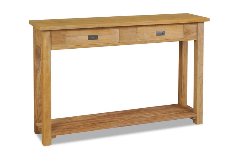 Konsolbord i massiv teak 120x30x80 cm - Brun - Möbler - Vardagsrum - Soffbord & vardagsrumsbord - Avlastningsbord & konsolbord