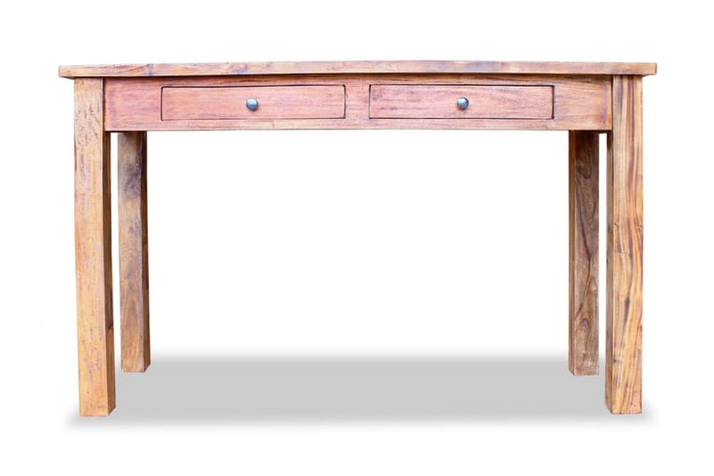 Konsolbord i massivt återvunnet trä 123x42x75 cm - Brun - Hallbord - Bord - Avlastningsbord & konsolbord