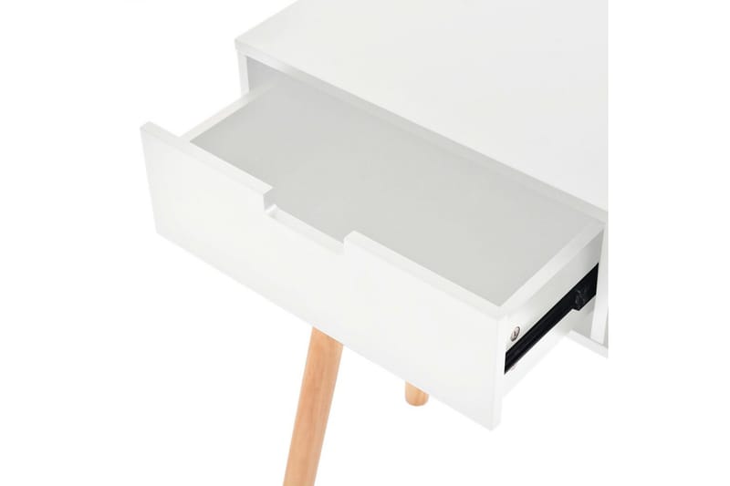 Konsolbord massiv furu 80x30x72 cm vit - Vit - Hallbord - Bord - Avlastningsbord & konsolbord