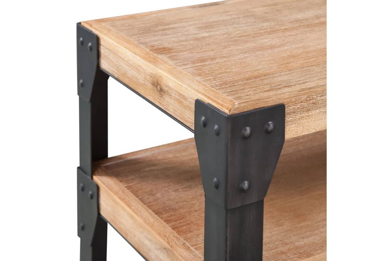 Konsolbord massivt akaciaträ 120x40x85 cm - Brun - Möbler - Vardagsrum - Soffbord & vardagsrumsbord - Avlastningsbord & konsolbord