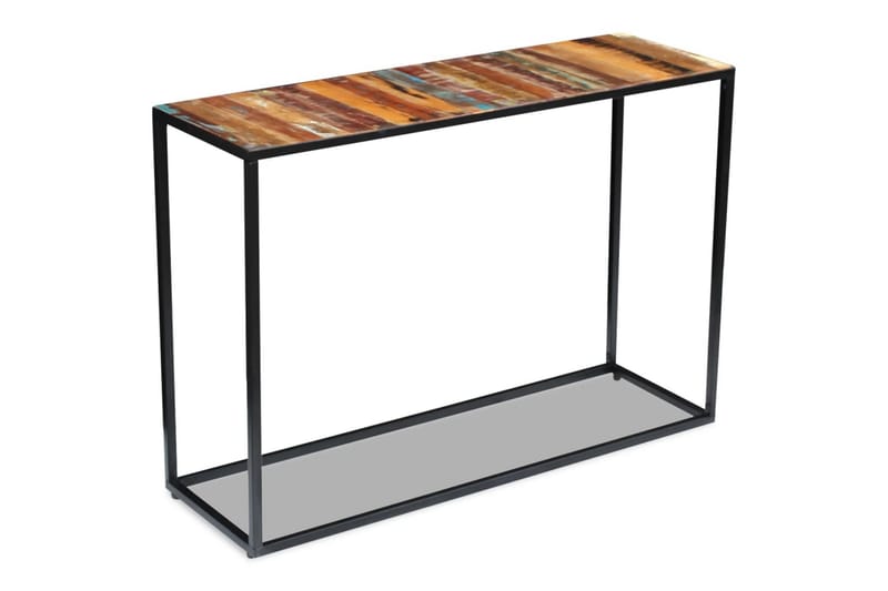 Konsolbord massivt återvunnet trä 110x35x76 cm - Flerfärgad - Möbler - Vardagsrum - Soffbord & vardagsrumsbord - Avlastningsbord & konsolbord