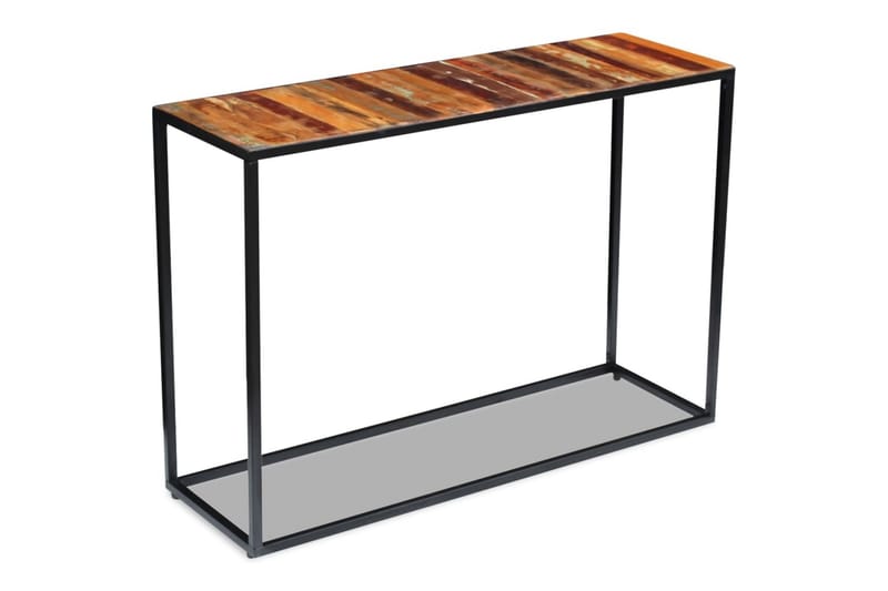 Konsolbord massivt återvunnet trä 110x35x76 cm - Flerfärgad - Möbler - Vardagsrum - Soffbord & vardagsrumsbord - Avlastningsbord & konsolbord