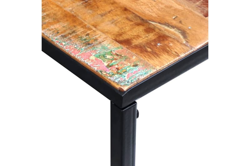 Konsolbord massivt återvunnet trä 110x35x76 cm - Flerfärgad - Hallbord - Bord - Avlastningsbord & konsolbord