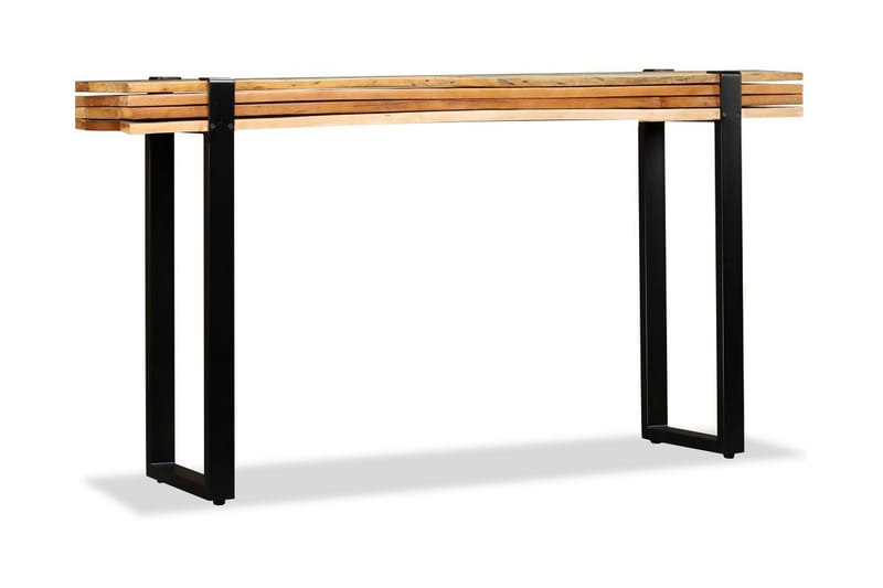 Konsolbord massivt återvunnet trä justerbar - Flerfärgad - Hallbord - Bord - Avlastningsbord & konsolbord