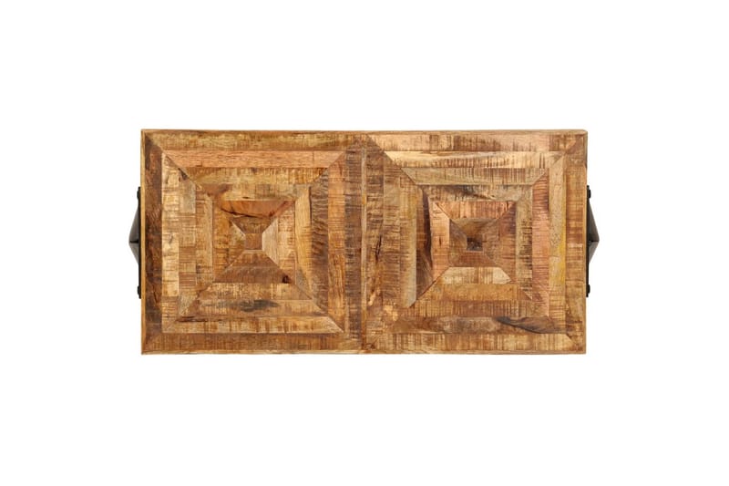 Konsolbord massivt mangoträ 80x40x75 cm - Brun - Möbler - Vardagsrum - Soffbord & vardagsrumsbord - Avlastningsbord & konsolbord