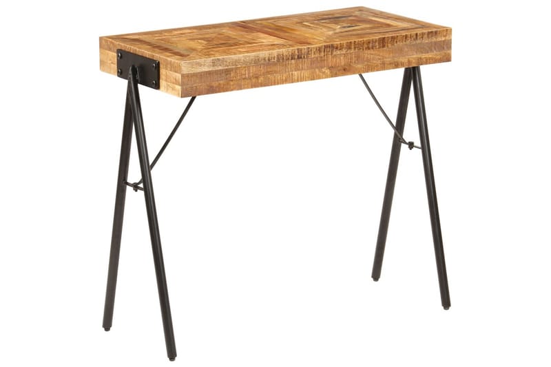 Konsolbord massivt mangoträ 80x40x75 cm - Brun - Möbler - Vardagsrum - Soffbord & vardagsrumsbord - Avlastningsbord & konsolbord