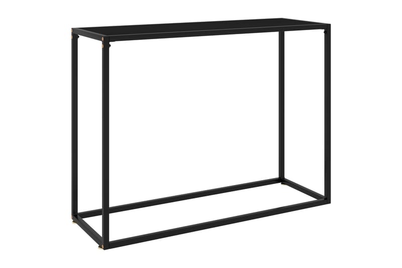 Konsolbord svart 100x35x75 cm härdat glas - Svart - Bord - Avlastningsbord & konsolbord - Hallbord