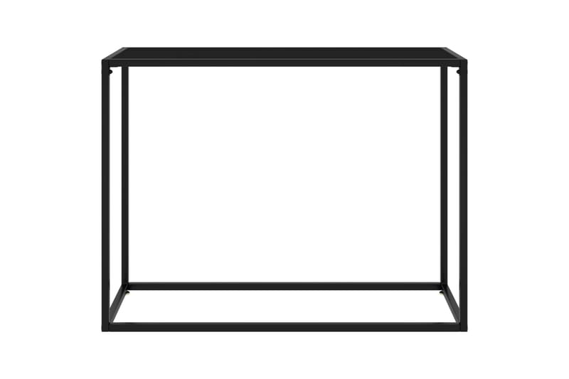 Konsolbord svart 100x35x75 cm härdat glas - Svart - Möbler - Vardagsrum - Soffbord & vardagsrumsbord - Avlastningsbord & konsolbord