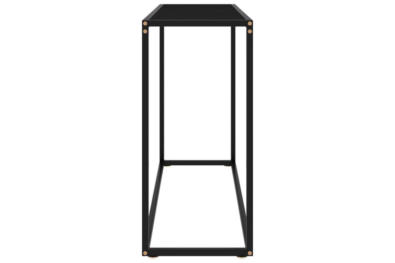 Konsolbord svart 100x35x75 cm härdat glas - Svart - Hallbord - Bord - Avlastningsbord & konsolbord