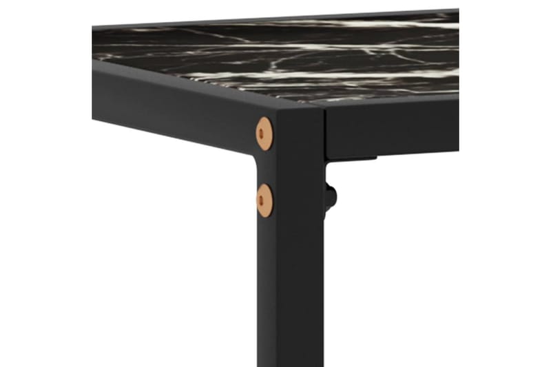 Konsolbord svart 100x35x75 cm härdat glas - Svart - Möbler - Vardagsrum - Soffbord & vardagsrumsbord - Avlastningsbord & konsolbord