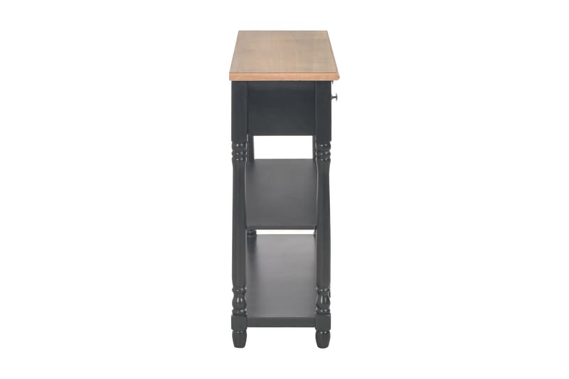 Konsolbord svart 120x30x76 cm MDF - Svart - Möbler - Vardagsrum - Soffbord & vardagsrumsbord - Avlastningsbord & konsolbord