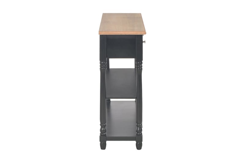 Konsolbord svart 120x30x76 cm MDF - Svart - Hallbord - Bord - Avlastningsbord & konsolbord