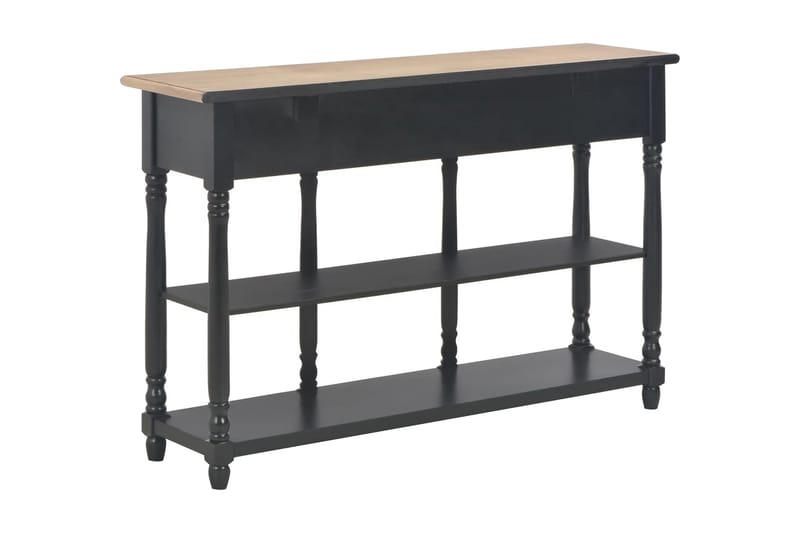 Konsolbord svart 120x30x76 cm MDF - Svart - Möbler - Vardagsrum - Soffbord & vardagsrumsbord - Avlastningsbord & konsolbord