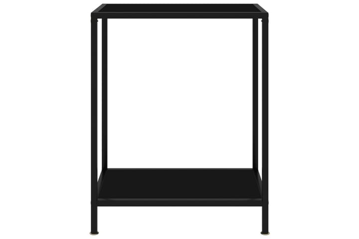 Konsolbord svart 60x35x75 cm härdat glas - Svart - Bord - Avlastningsbord & konsolbord - Hallbord