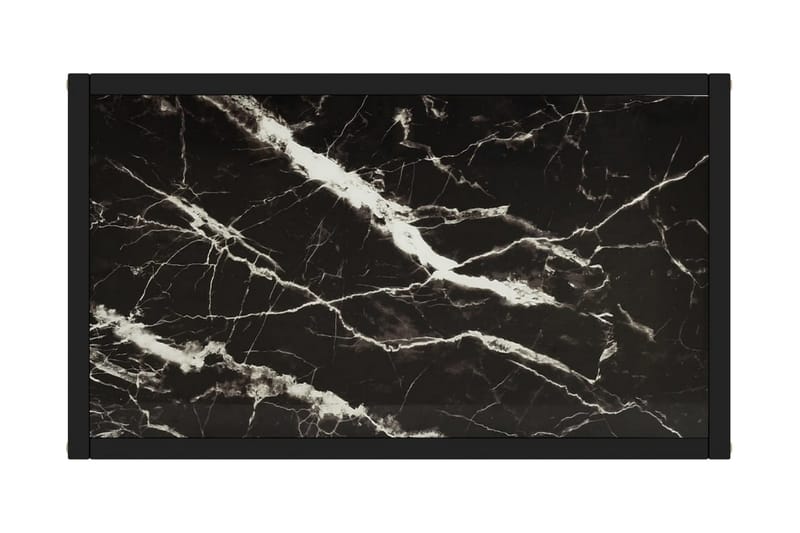 Konsolbord svart 60x35x75 cm härdat glas - Svart - Möbler - Vardagsrum - Soffbord & vardagsrumsbord - Avlastningsbord & konsolbord