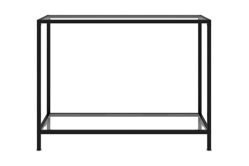 Konsolbord transparent 100x35x75 cm härdat glas - Transparent - Möbler - Vardagsrum - Soffbord & vardagsrumsbord - Avlastningsbord & konsolbord