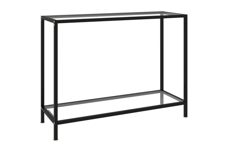 Konsolbord transparent 100x35x75 cm härdat glas - Transparent - Möbler - Vardagsrum - Soffbord & vardagsrumsbord - Avlastningsbord & konsolbord