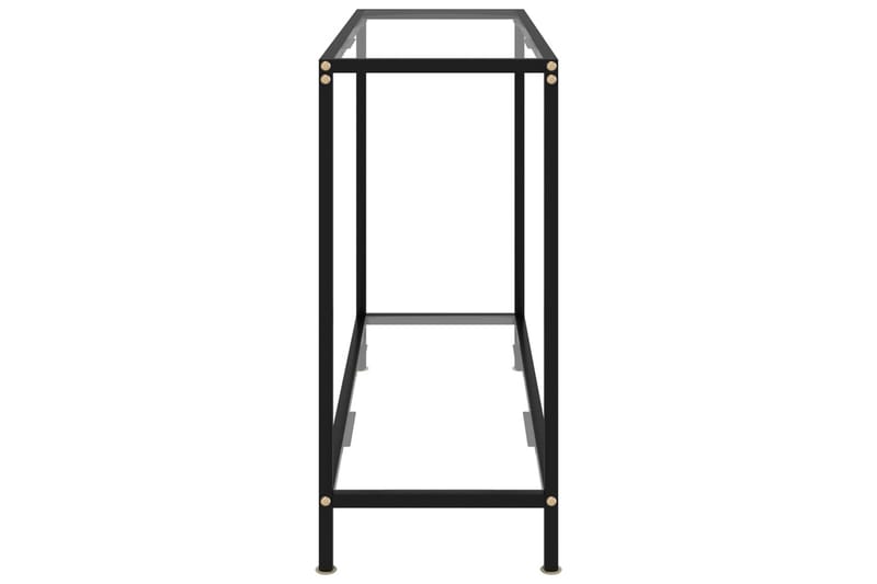 Konsolbord transparent 100x35x75 cm härdat glas - Transparent - Möbler - Vardagsrum - Soffbord & vardagsrumsbord - Avlastningsbord & konsolbord