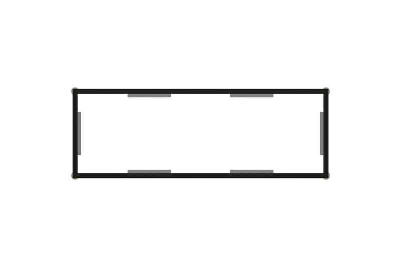 Konsolbord transparent 100x35x75 cm härdat glas - Transparent - Möbler - Vardagsrum - Soffbord & vardagsrumsbord - Avlastningsbord & konsolbord