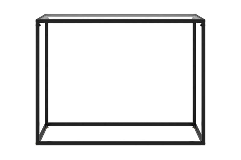 Konsolbord transparent 100x35x75 cm härdat glas - Transparent - Bord - Avlastningsbord & konsolbord - Hallbord