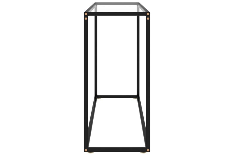 Konsolbord transparent 100x35x75 cm härdat glas - Transparent - Möbler - Vardagsrum - Soffbord & vardagsrumsbord - Avlastningsbord & konsolbord