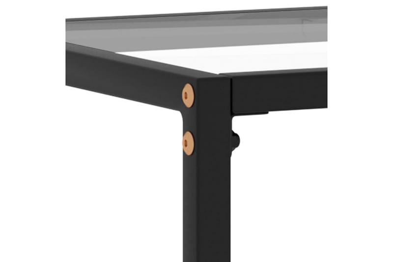 Konsolbord transparent 120x35x75 cm härdat glas - Transparent - Möbler - Vardagsrum - Soffbord & vardagsrumsbord - Avlastningsbord & konsolbord