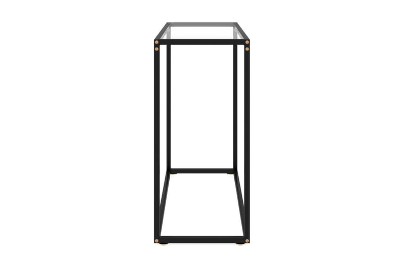 Konsolbord transparent 80x35x75 cm härdat glas - Transparent - Möbler - Vardagsrum - Soffbord & vardagsrumsbord - Avlastningsbord & konsolbord
